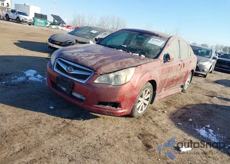 2012 Subaru Legacy 2.5I Premium из США, поврежденный, VIN 4S3BMBG60C3009092